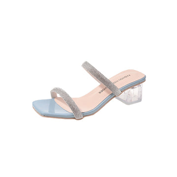 Rhinestone High Heels Sandals